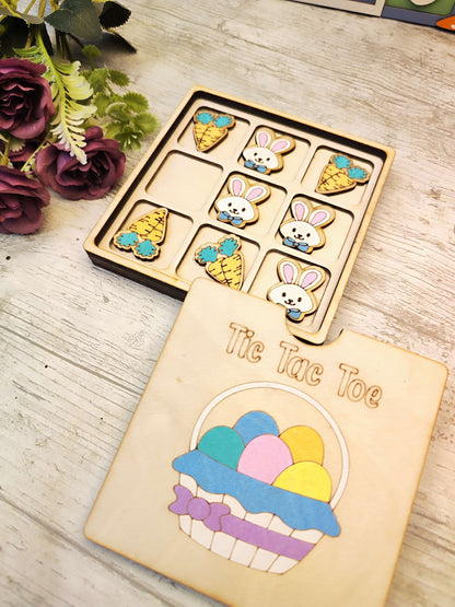 Easter Tic Tac Toe Game with Box Lid