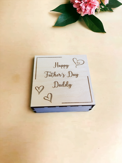 Personalised Photo pull-up gift box for Father's Day