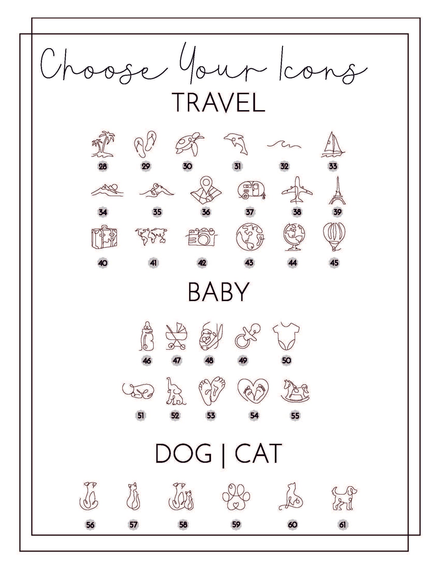 Personalised "Our Story" Wooden Milestone Ornament