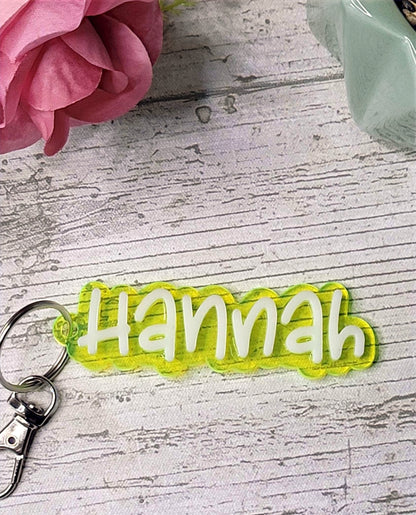 Personalised Bag Tag, keychain, keyring
