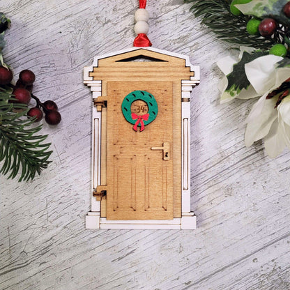 Personalised Christmas Tree Decor "Front Door"