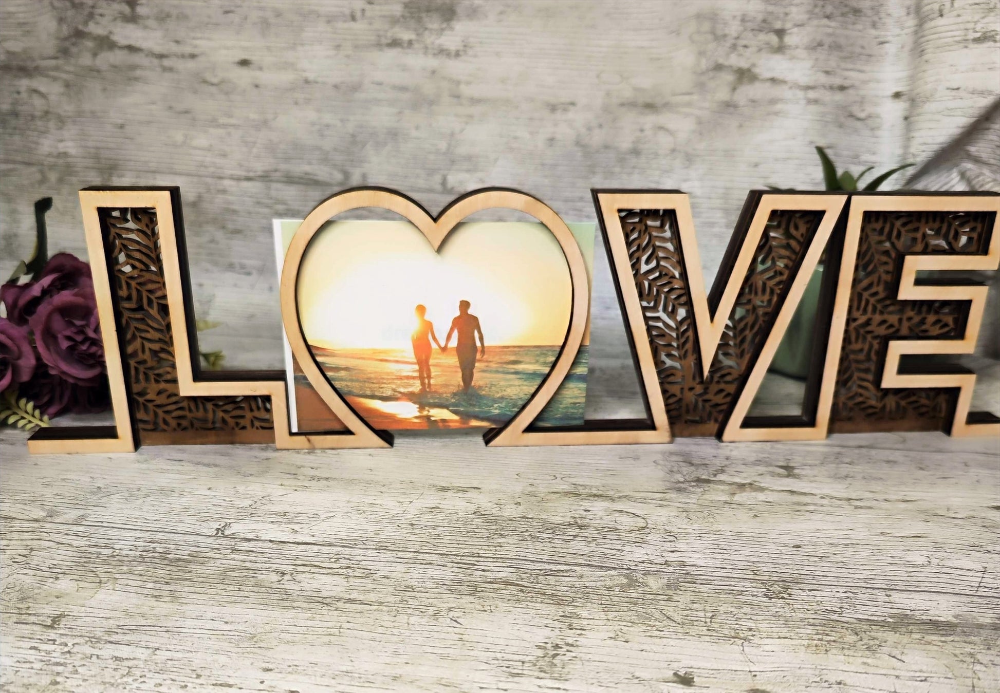 Valentine's Wooden Photo Frame