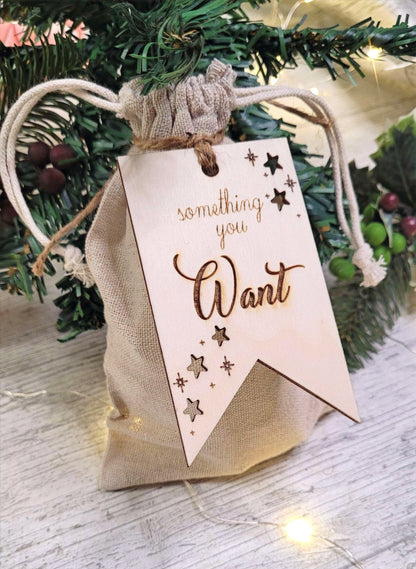 Christmas Gifts Tags Wooden 5 Gift Rule wift stars