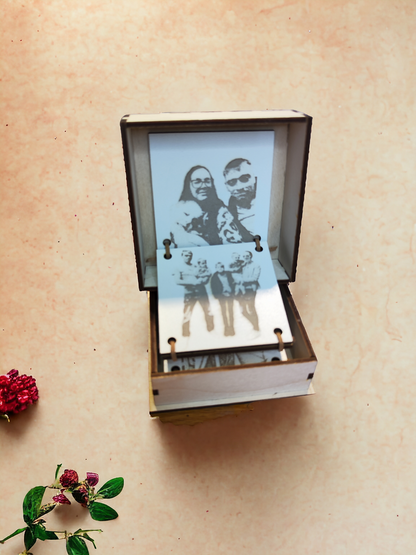 Personalised Photo pull-up gift box for Father's Day