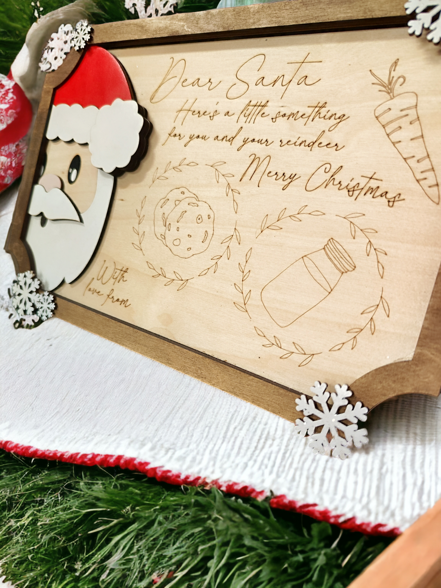Personalised Santa's Treat Tray