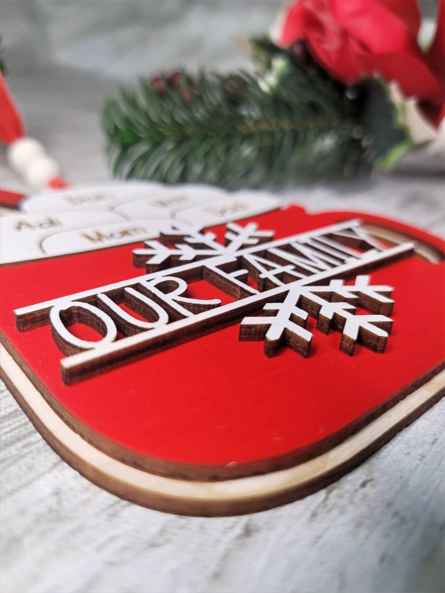 Christmas Tree Decoration Hot Chocolate | Personalisable Up To Six Names