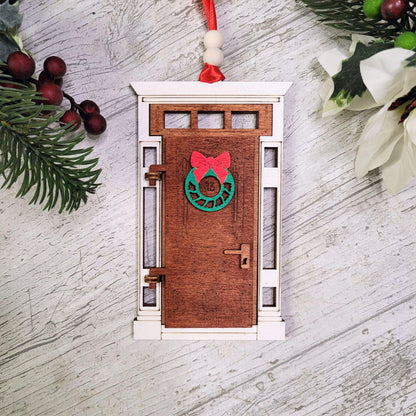 Personalised Christmas Tree Decor "Front Door"