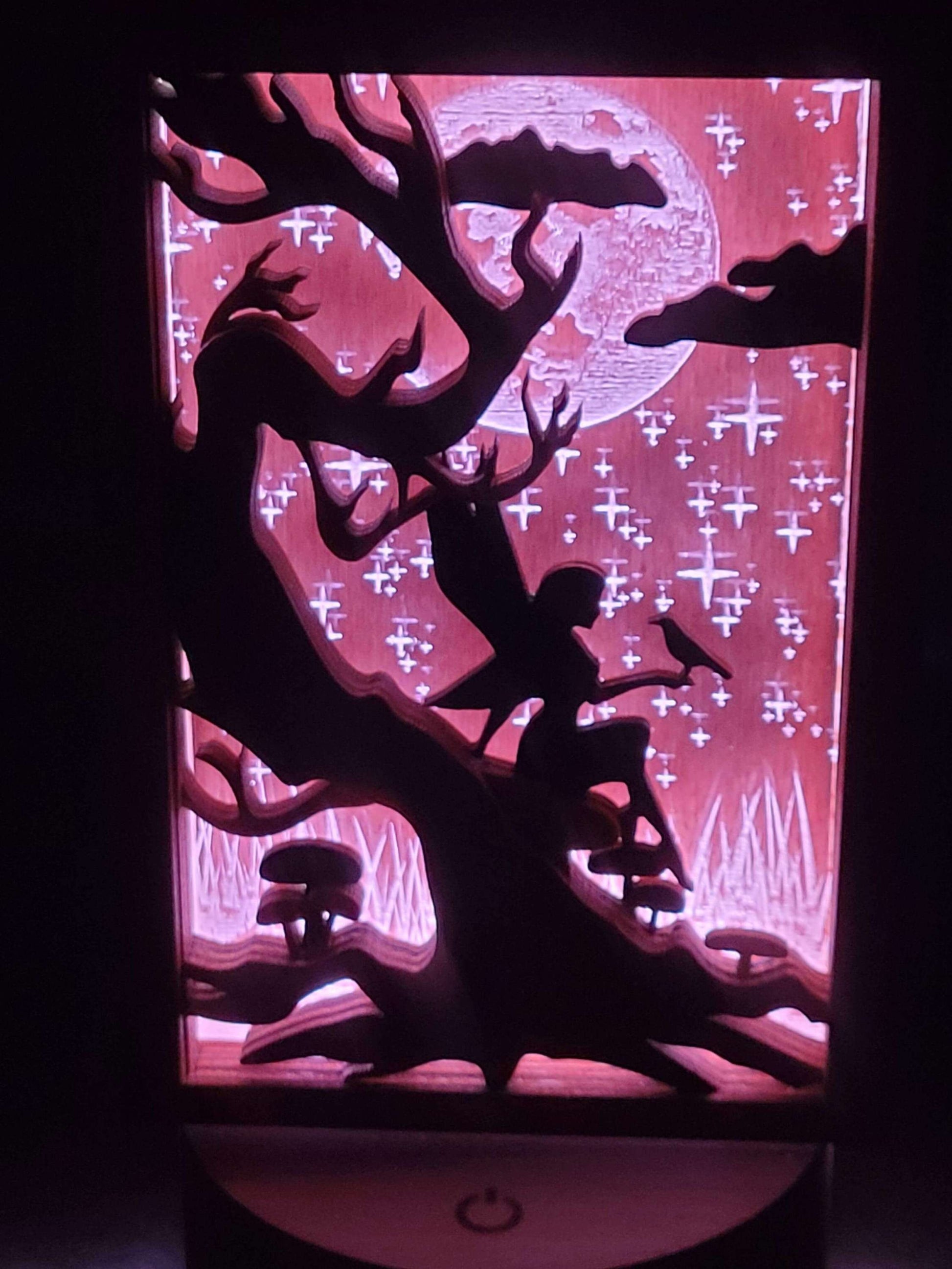 3D Personalised Night Lamp "Fairy"