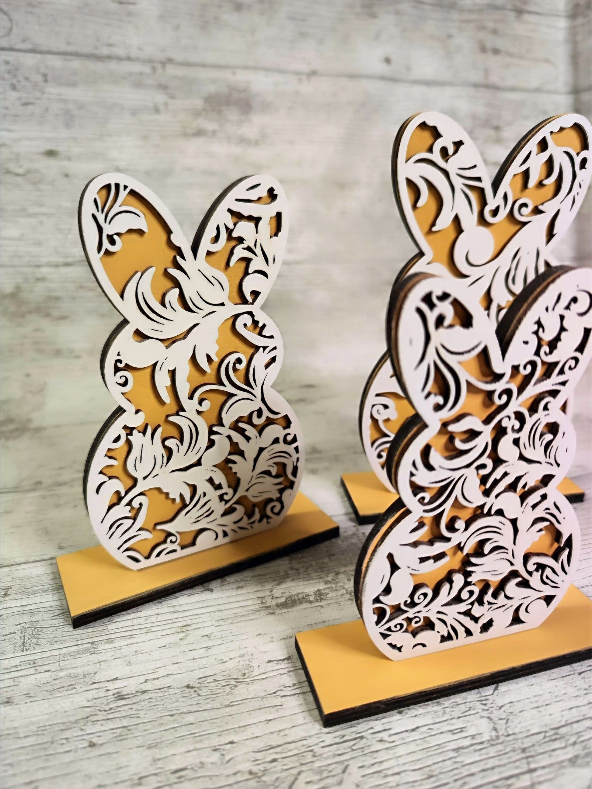 Flourish Farmhouse Style Easter Bunnies Set of 3