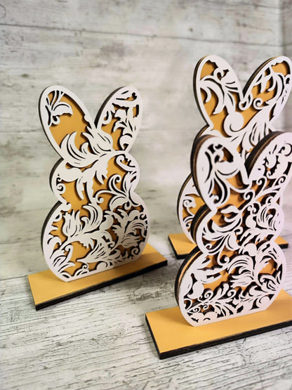 Flourish Farmhouse Style Easter Bunnies Set of 3