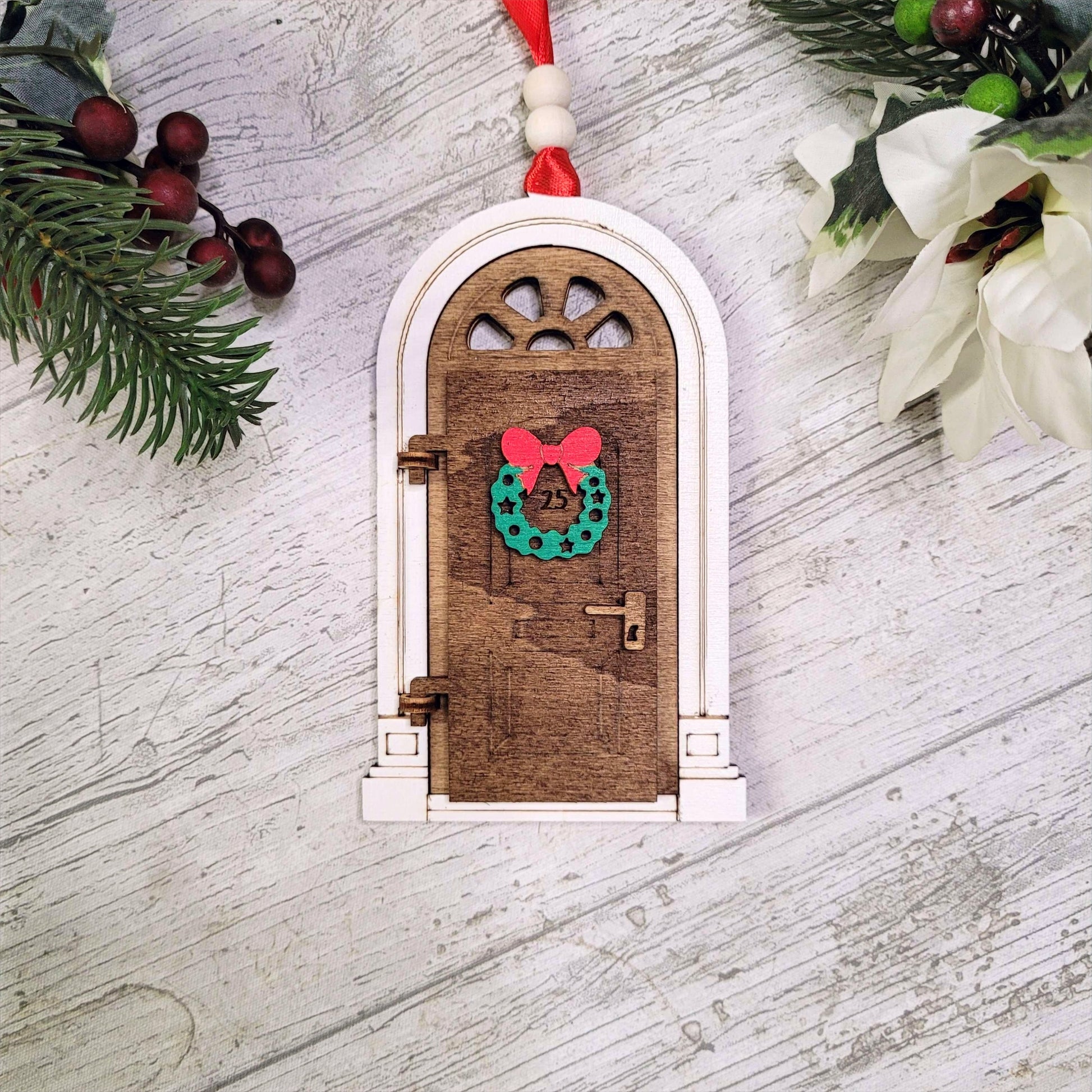 Personalised Christmas Tree Decor "Front Door"