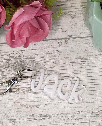 Personalised Bag Tag, keychain, keyring